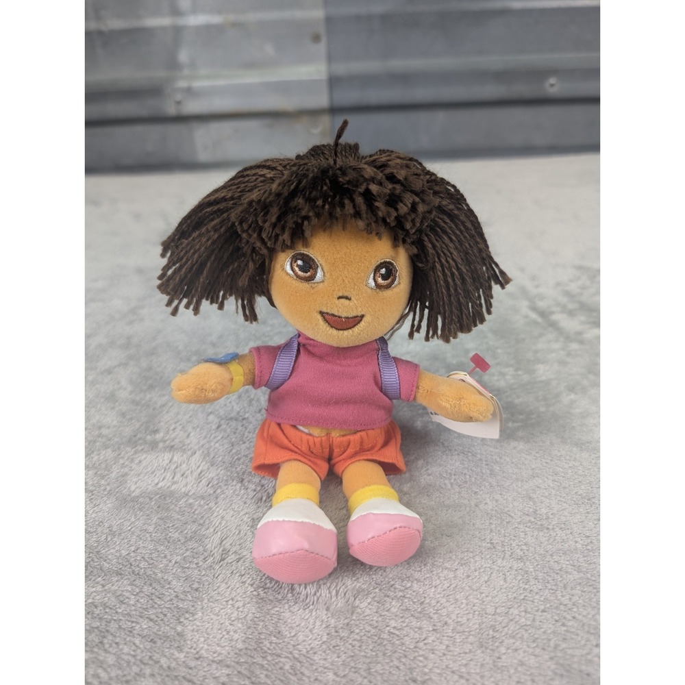 TY Beanie Baby DORA the EXPLORER Plush Stuffed Toy 2006 Retro Y2K Backpack